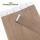 US Tape in Real Hair Extensions 100% Remy Human Hair Seamless Skin Weft Balayage