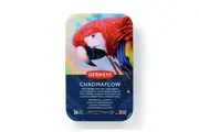 36 Derwent ChromaFlow Coloured Pencils Tin Set Rich Vibrant