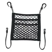 3-Layer Car Mesh Organizer Storage Between Front Seats Kid Dog Pet Net Barrier