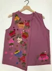 Alora Sleeveless Handmade Top Flowers Muti-Color Embroidery Design