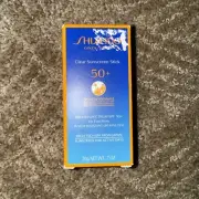 SHISEIDO Clear Suncare Stick SynchroShield UV Sunscreen SPF50+ .7 oz / 20g