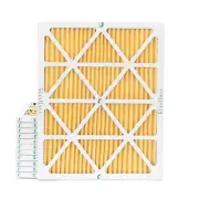 Glasfloss 16x20x1 MERV 11 Pleated Furnace Air Filters. 12 PACK.