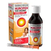 Nurofen For Children 3months - 5years Ibuprofen Liquid Strawberry 200ml