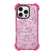 iPhone 16 Pro Bounce Case MagSafe Compatible TEDDY HEART