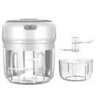 NNEOBA Mini Electric Meat Grinder and Garlic Crusher