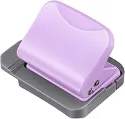 Angoily Handheld Paper Puncher for Spiral Notebooks Portable Hole Punch Tool for Crafting Organizing Documents and Journaling Compact Design Light