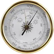 Barometer, Room Thermometer, Indoor, Outdoor, Aluminum Panel, Mechanical Barometer 72mm, High Precision Barometer for Marine Use, Used for Planting
