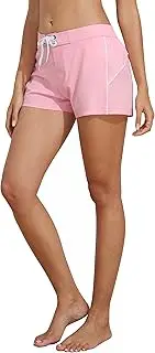 [Rocorose] Womens Swim Shorts Quick Dry Summer Water Beach Swimwear Board Shorts with Mesh Liner