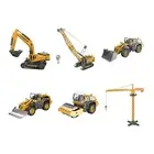Small Engineering Vehicle Construction Trucks Toys Pull Back Car Toy
