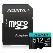 ADATA Premier PRO microSDXC Memory Card - 512GB Includes SD Adapter - UHS-I - U3