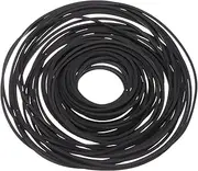 uxcell 50 Pcs Recorder Rubber Belts, Folded Length 40-135mm Cassette Recorder Belts Machine Repair Mix Flat Cassette Tape Machine Rubber Belts for DVD CD LD VCR Repeater Drives, Width 1mm