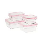 Glasslock 4 Piece Oven Safe Glass Container Set - Robins Kitchen
