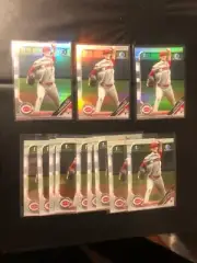 2019 bowman chrome refractors nick lodolo 12 card lo