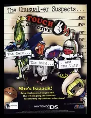 Touch Detective 2 1/2 Nintendo DS Framed Video Game Art 2006 Vintage Print Ad