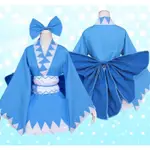 短款和服COSPLAY日本藍白和服浴衣
