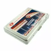 Vintage Worlds Fair D4 Cigarette Case with Built in Lighter Metal Wallet NY