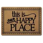 Welcome Door Mats for Home Funny Mats with Flannel Back Kitchen Rugs Doormat