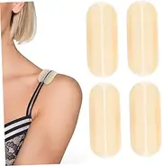 EXCEART 18 pcs Shoulder Pads Shoulder Cushion Invisible Shoulder Strap Pads Shoulder Gasket Women's Plus Tops Womens Bra Gel Bra Strap Pads Silicone Shoulder pad Shoulder Push up Pads Soft