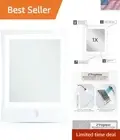 Zadro Rechargeable Led Lighted Fogless Shower Shaving Mirror, White, 1 Count