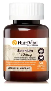 Nutrivital Selenium 150mcg | 60 capsules