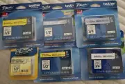 Original Brother P-touch different sizes labels TZe-641,135,631,141,M-131