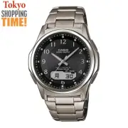 CASIO WAVE CEPTOR WVA-M630TDE-1AJF Titanium Solar Radio Analog Digital Men Watch