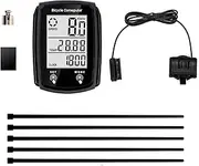 Bike Computer and Bicycle Odometer, Wired MPH KM/H Bike Speedometer, Multi-Functions Accessories