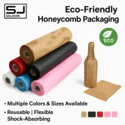 Eco Honeycomb Packing Paper Roll Kraft Wrap Recyclable Cushion Packaging