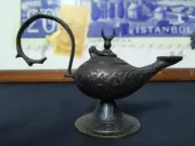 Aladdin's Magic Lamp, Brass Oil Lamp, Handmade Ornament, Decorative Gift