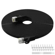 Cat6 Ethernet Cable 50ft-High Speed 1000Mbps 250MHz Flat Internet Cable with ...