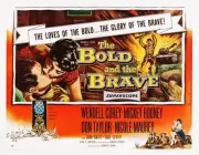 The Bold And The Brave Lobby Card left Wendell Corey Nicole Ma- 1956 Old Photo