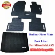 Waterproof rubber floor mats + Cargo Boot Liner for Mitsubishi ASX 2010 - 2025