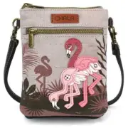 Chala - Flamingo Group - Double Pocket Crossbody Handbag - N928FMG5R
