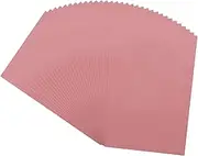 uxcell 50 Sheet Colored Vellum Paper 4" x 6", 100gsm Translucent Printable Vellum Sheets for Printing Wedding Invitations Inkjet Laser Printer, Pink