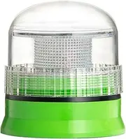 Solar Powed Beacon Light Red Green Two-Color Flashing Warning Light Boat Navigation Signal Positioning Night Warning Light