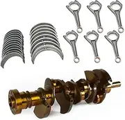 Engine Crankshaft & Connecting Rods & Bearings Set AJ126 V6 Supercharged Compatible With Jaguar Land Rover Discovery LR4 Range Rover 3.0L