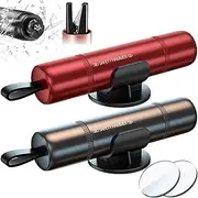Car Safety Hammer, 2 in 1 Window Breaker Emergency Escape Tool with Seatbelt Cutter, Tungsten Steel Window Breaker for Vehicles & Home (2 Pack)