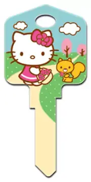 Hello Kitty Springtime House Key - Collectable Key - Kitty White - Suits LW4