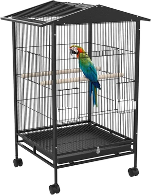 Advwin Bird Cage 85X45X57Cm 2 Perches Large Aviary Parrot Budgie Finch Canary...