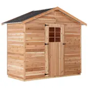 Stilla 2.52 x 1.24m Wattle Cedar Garden Shed