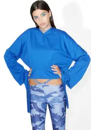 Break Out Cropped Hoodie