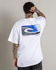 [Rip Curl] Rip Curl Men's Archive Matrix T-Shirt in White Size XL XL White
