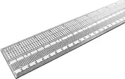 Liquidraw Grading Ruler For Pattern Making, Pattern Maker Quilting Sewing Ruler 45cm 18" Imperial & Metric Measurements For Dressmaking