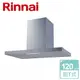 【林內 Rinnai】倒T式高質感不銹鋼排油煙機 120CM (RH-1231)-北北基含基本安裝