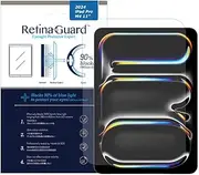 RetinaGuard Anti Blue Light Screen Protector for 2024 iPad Pro 11 Inch with M4 Chip, SGS and Intertek Tested, Blocks Harmful Blue Light (Transparent)