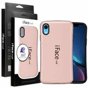 iFace Case For iPhone XR Slimming Drop Proof Shockproof Hard Silicone Back Cover (Rose Gold)