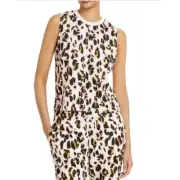 AQUA | Leopard Print Tank Top Medium