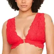 We Are HAH Got Ur Back Lace Bra XS NWT $58 Siren Red 32A 32B 32C