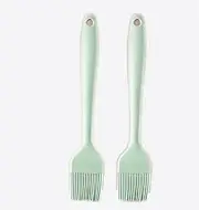 Large Barbecue Heat-Resistant Silicone Brush Cooking Brush Oil-Grilled Steak Barbecue Cake Barbecue Kitchen Heat-Resistant Oil Brush Two Sets