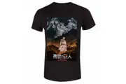 Attack on Titan Unisex Adult Final Season Poster T-Shirt (Black) - UTHE3026